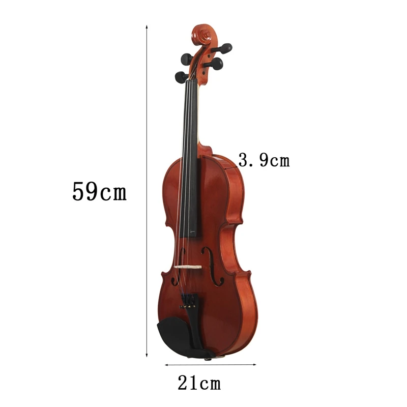 Violin Violin,Music Instruments For Adults Child Violin, With Hard Case, Bow,Great For Beginner