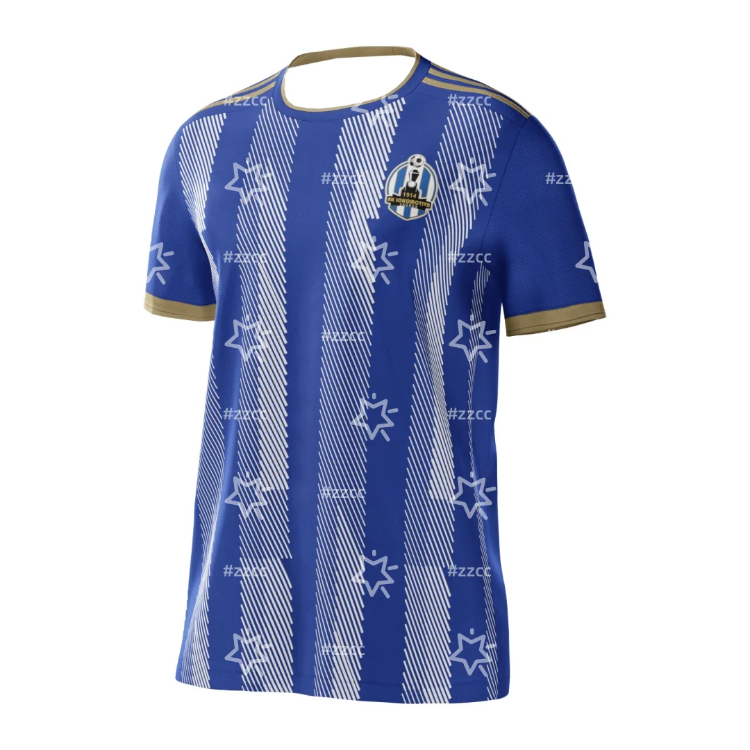 25-26 NK Lokomotiva home football jersey training set fan gift Summer Sports Men's T-Shirt Kid's Tee Woman cycling jersey ﻿