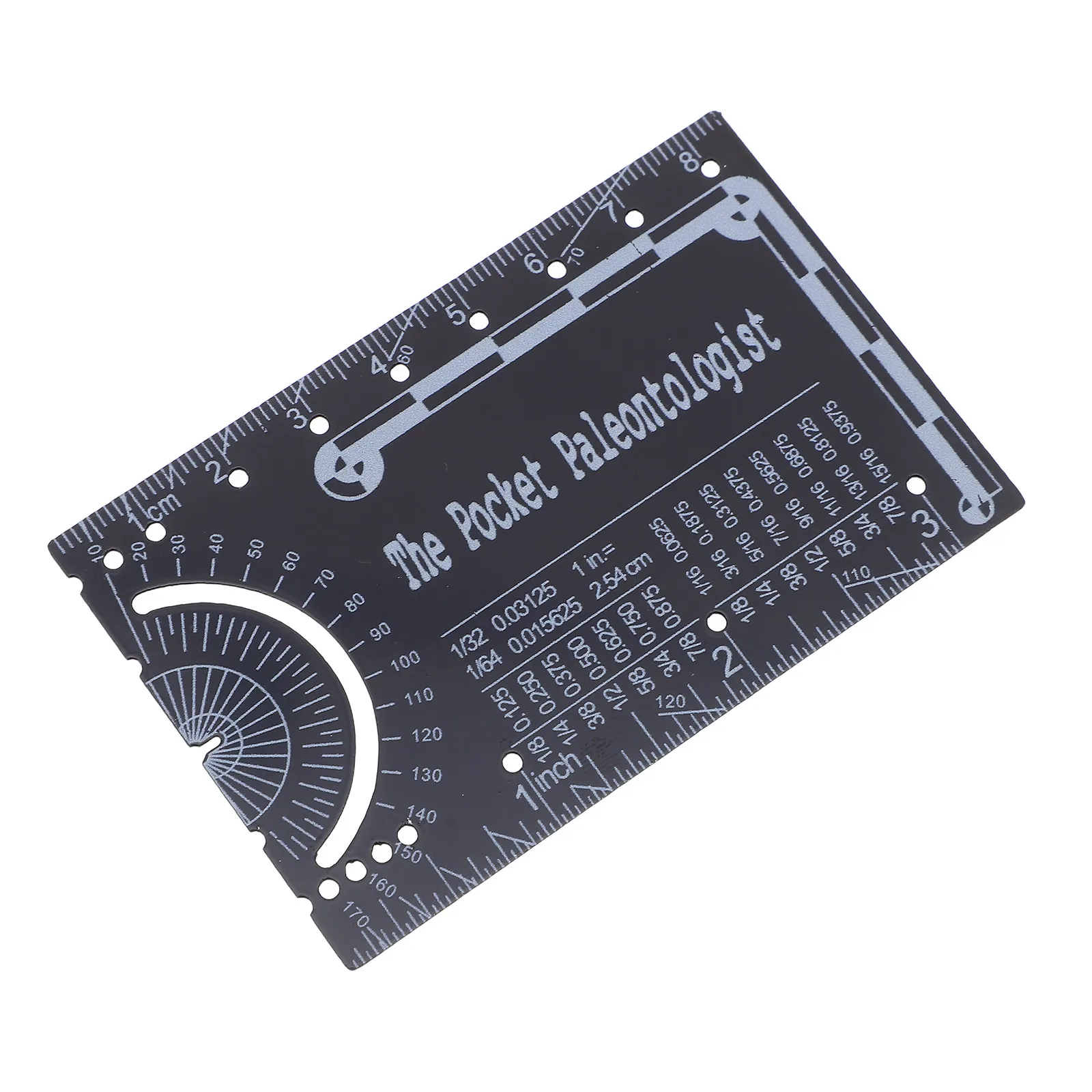 

Compact Metal Pocket Scale Rule for Engineers - Metric Engineering Ruler with Protractor Compass Civil Lab Gear Small Graduation