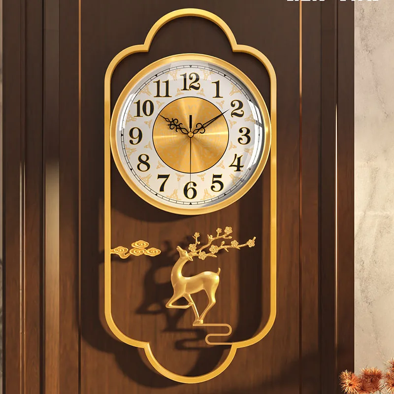 Nordic Luxury Clock Wall Digital Interior Modern Aesthetic Design Silent Wall Watch Fashion Creative Horloge Home Decoration
