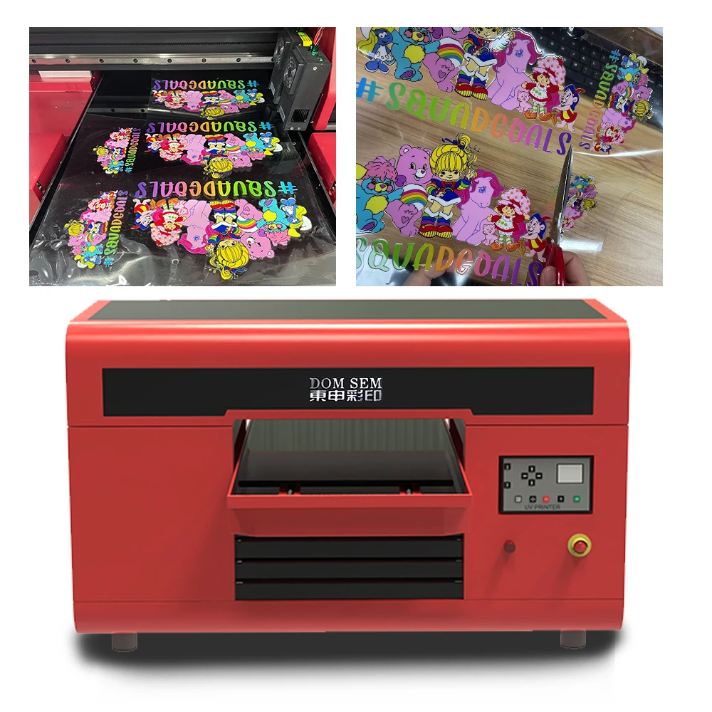 A3 UV dtf Printer Printing Machine with Laminator For AB film sticker