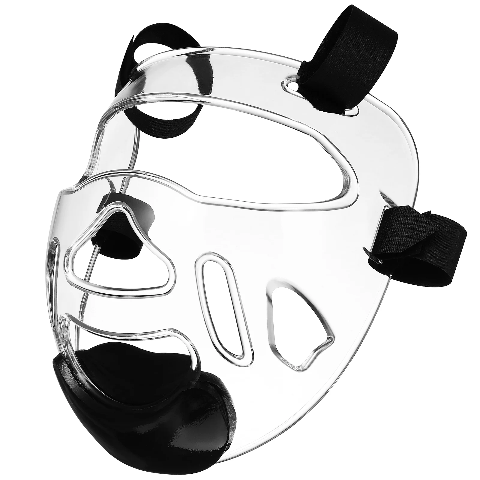 Taekwondo Mask Face Boxing Guard Supply Detachable Sparring Gear Tempered Plastic Protector Cover Men's Portable Kickboxing