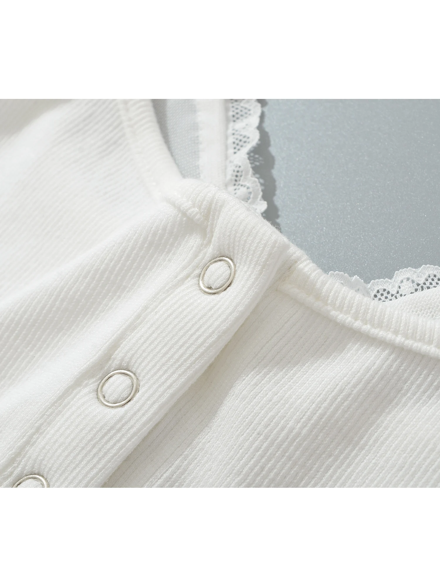 Sexy ort American Girl Sle Button Lace Trim Vest Henry Falso in due pezzi Strapl Pure Desire Streetwear per le donne