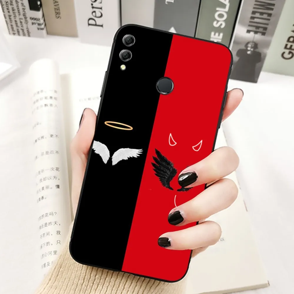 Aesthetic Devil Woman Bad girl Phone Case For Huawei Honor 10 lite 9 20 7A 9X 30 50 60 70 pro plus Soft Silicone Cover