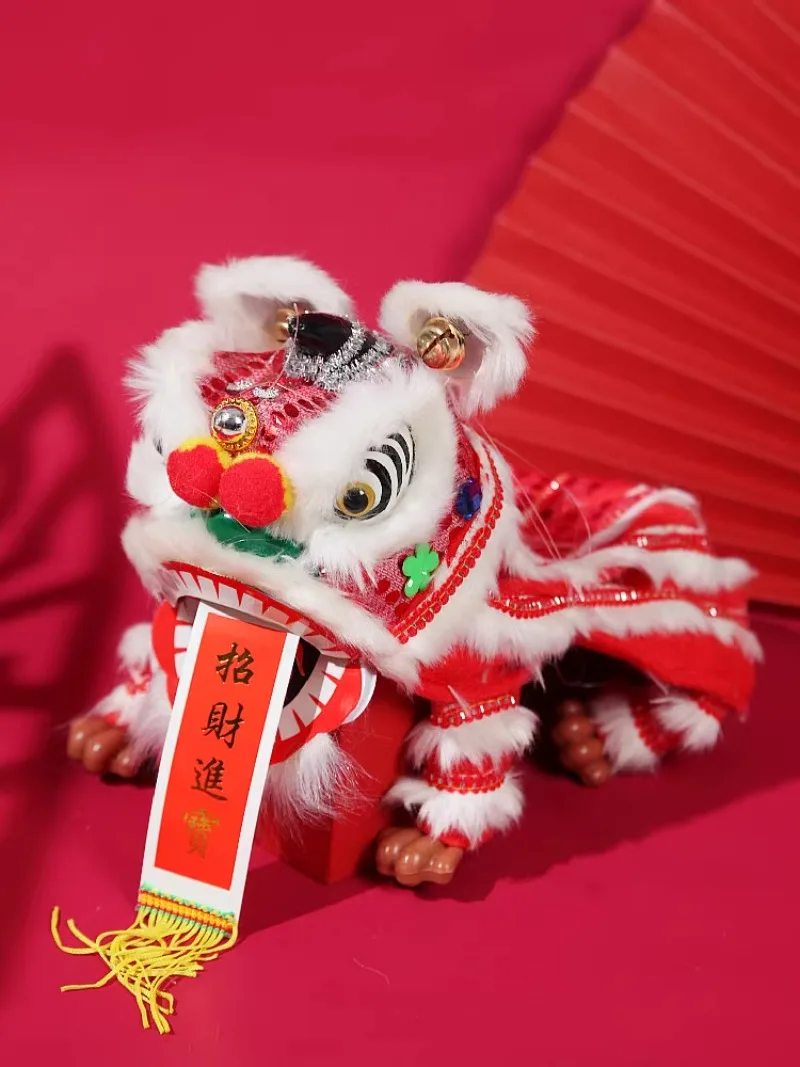 Chinese Style Retro Toy Folk Customs and Folk Traditions of Lion Lion Raising and String Puppet