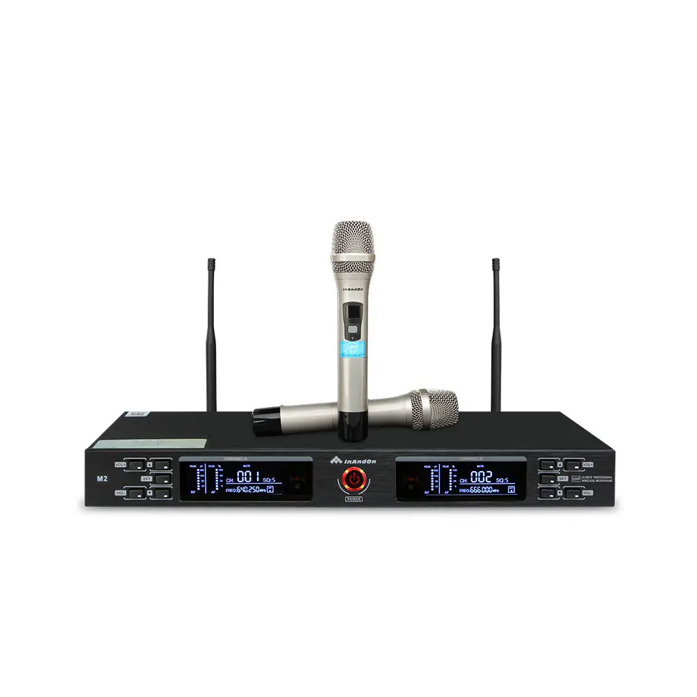 KTV InAndOn UHF Wireless Microphone Portable Cordless Microphone with Receiver Karaoke Professional Handheld Microphone