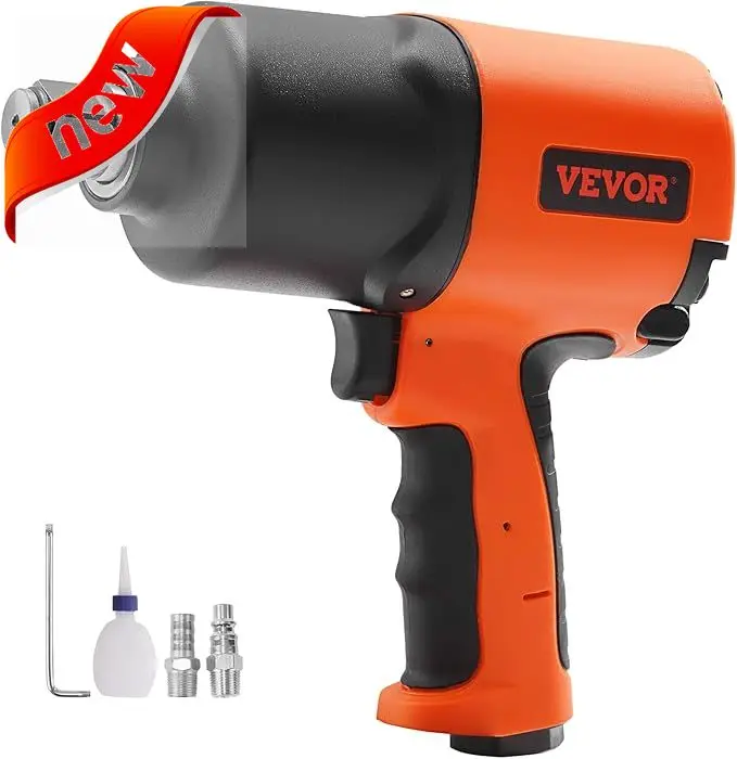 

Air Impact Wrench, 3/4-Inch Drive Air Impact Gun, Up to 1870ft-lbs Nut-busting Torque, Composite Pneumatic Impact Wrench