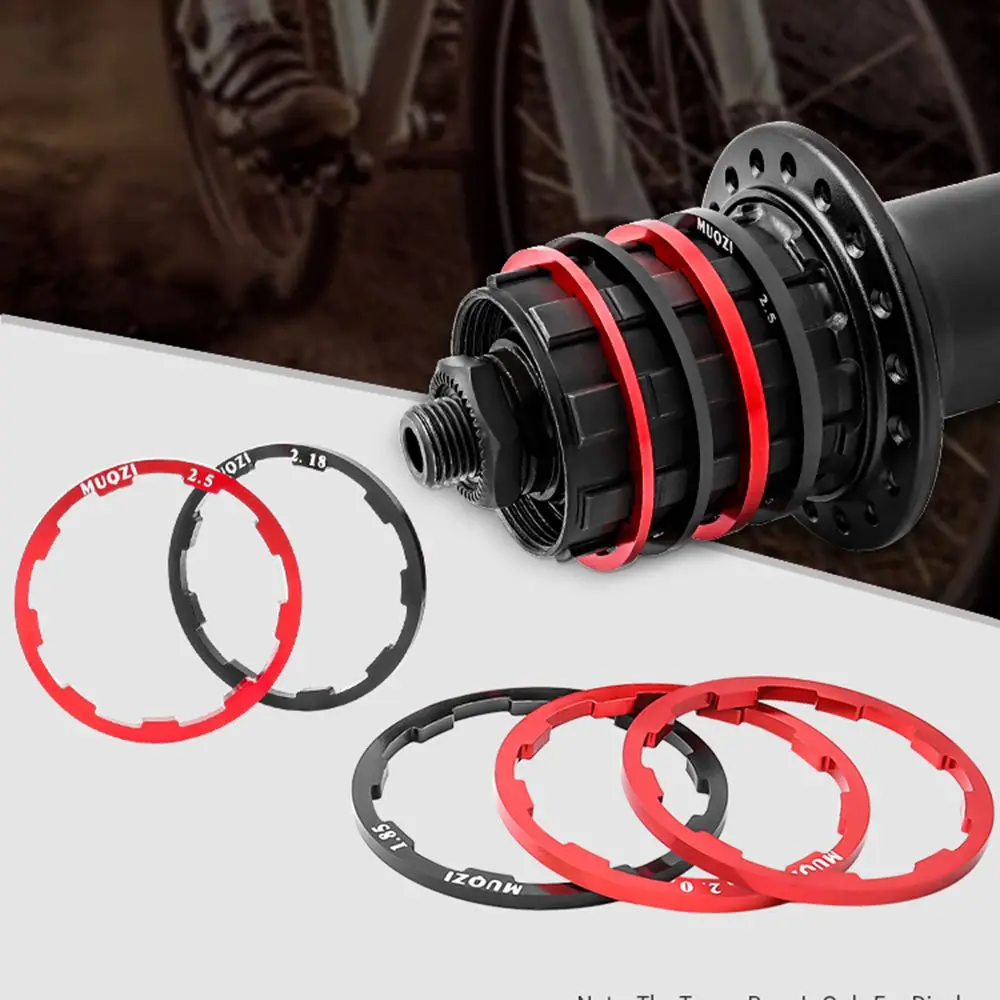 ตัวเว้นระยะล้อตุนกำลังด้านหน้าฮับด้านหลัง MTB ตัวยึดด้านล่างของล้อตุนกำลังวงแหวนรองสำหรับจักรยานวงล้อตุนกำลัง