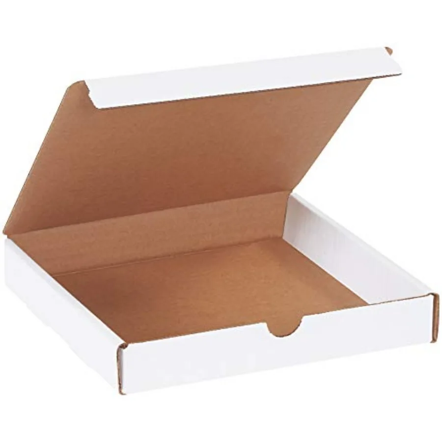 

BML881 Literature Mailers, 8" x 8" x 1 1/4", White Pack of 50