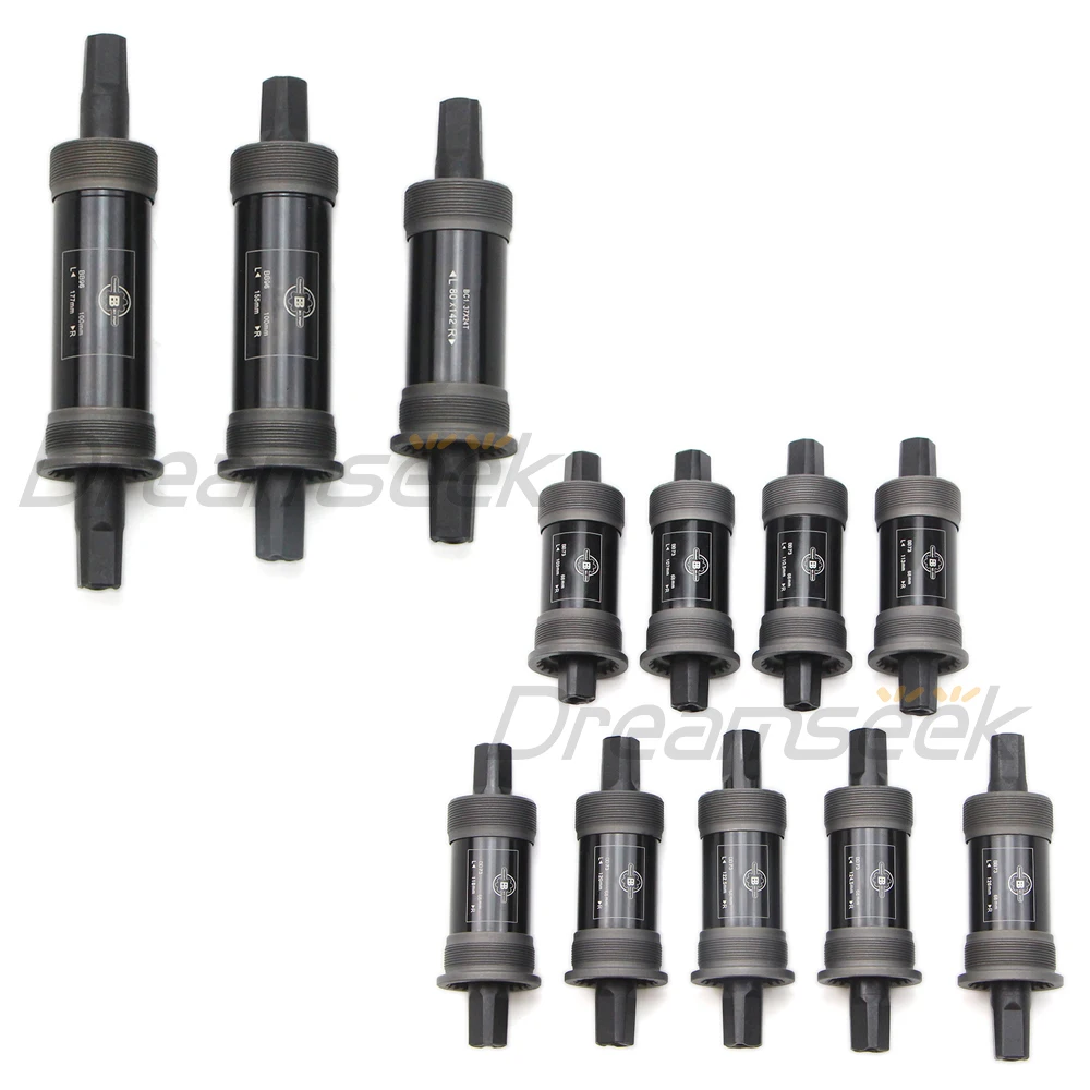

Bike Bottom Bracket Square Taper Bicycle BB 68mm 80mm 100mm Frame Shell Square-taper Sealed Bearing Threaded Cycling Accessory