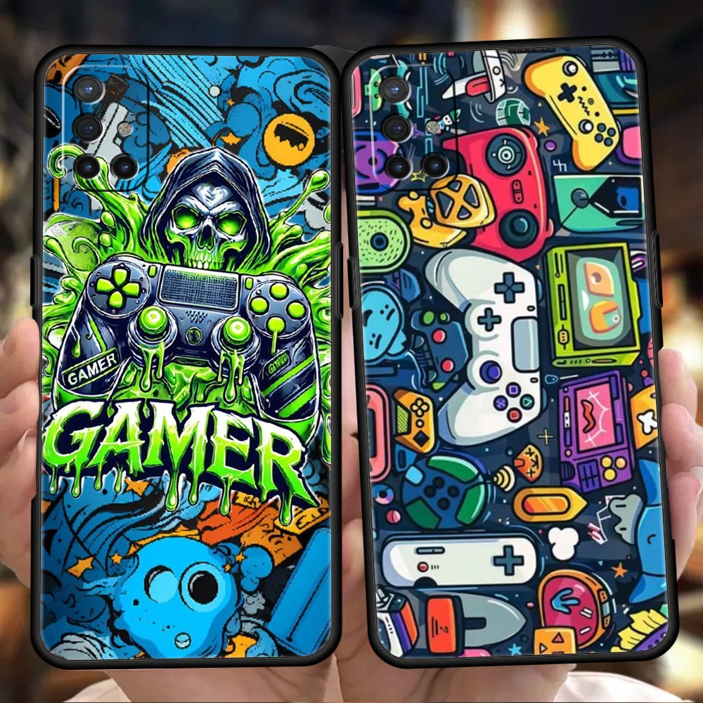 Funda de teléfono para Oneplus 13R 12R 13 12 10T 10R Nord N100 N200 N10 10 9 9R 9RT CE 2 Z Pro 5G, cubierta de TPU suave con tecnología para consola de juegos