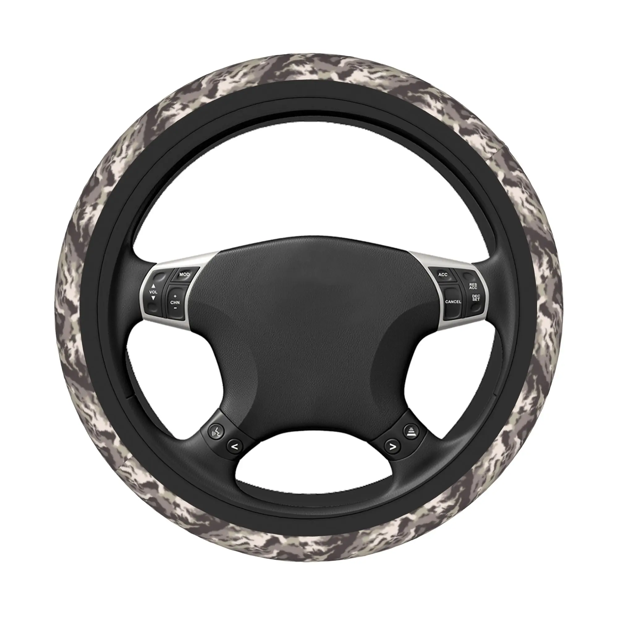 Camo Camouflage Car Steering Wheel Cover 37-38 Anti-slip  Auto Steering Wheel Protector Fashion Car Accessories - view 4