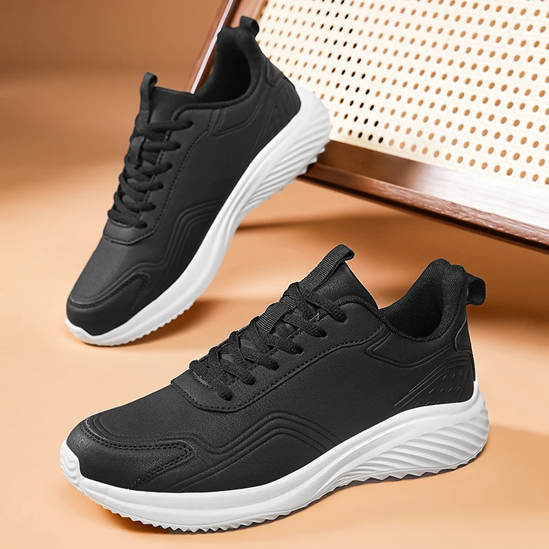 

Winter Men's Causal Shoes Breathable Anti Slip Cushioning Road Running Shoes Outdoor Walking Sneakers Lightweight Sport Shoes