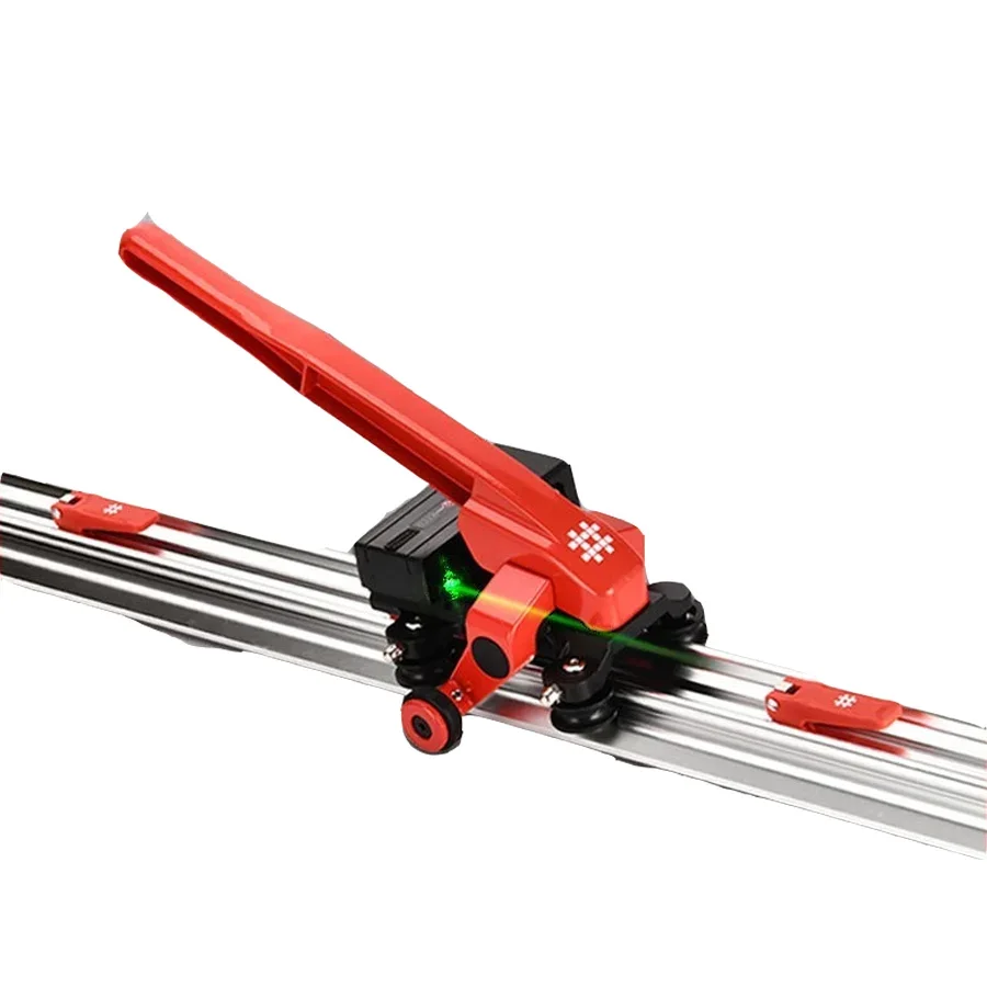 Tile Cutter, Portable Rail Push-Type Cutting Machine for Porcelain Slab, Upgraded High-Precision Ceramic Cutting Tool