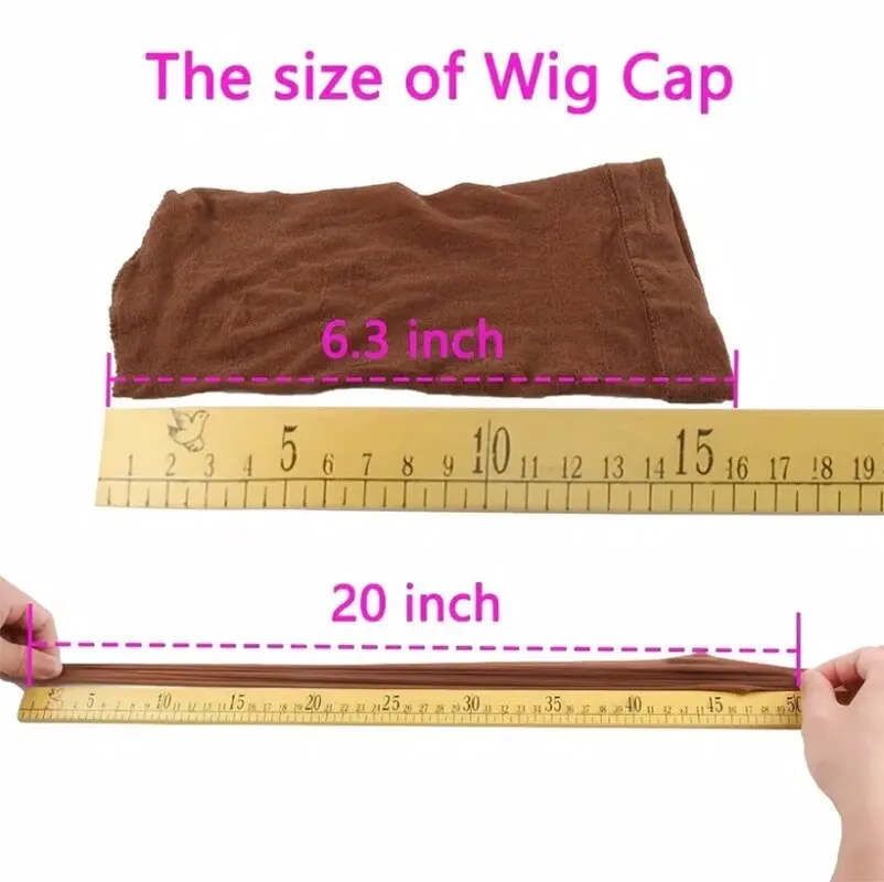 2 pieces/ Olcsón haja Új Harisnya kupak számára wigs Háló számára wigs Kopasz kupak Nylon Harisnya Paróka kupak Nyújtható