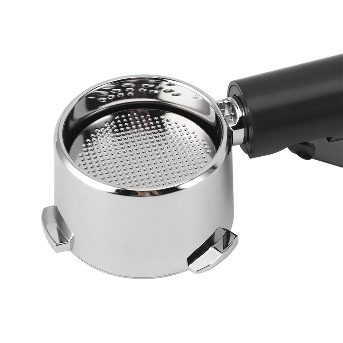 مقبض القهوة فلتر القهوة المصنوع من سبائك الألومنيوم، فلتر القهوة بدون قاع مقاس 51 مم لآلات القهوة