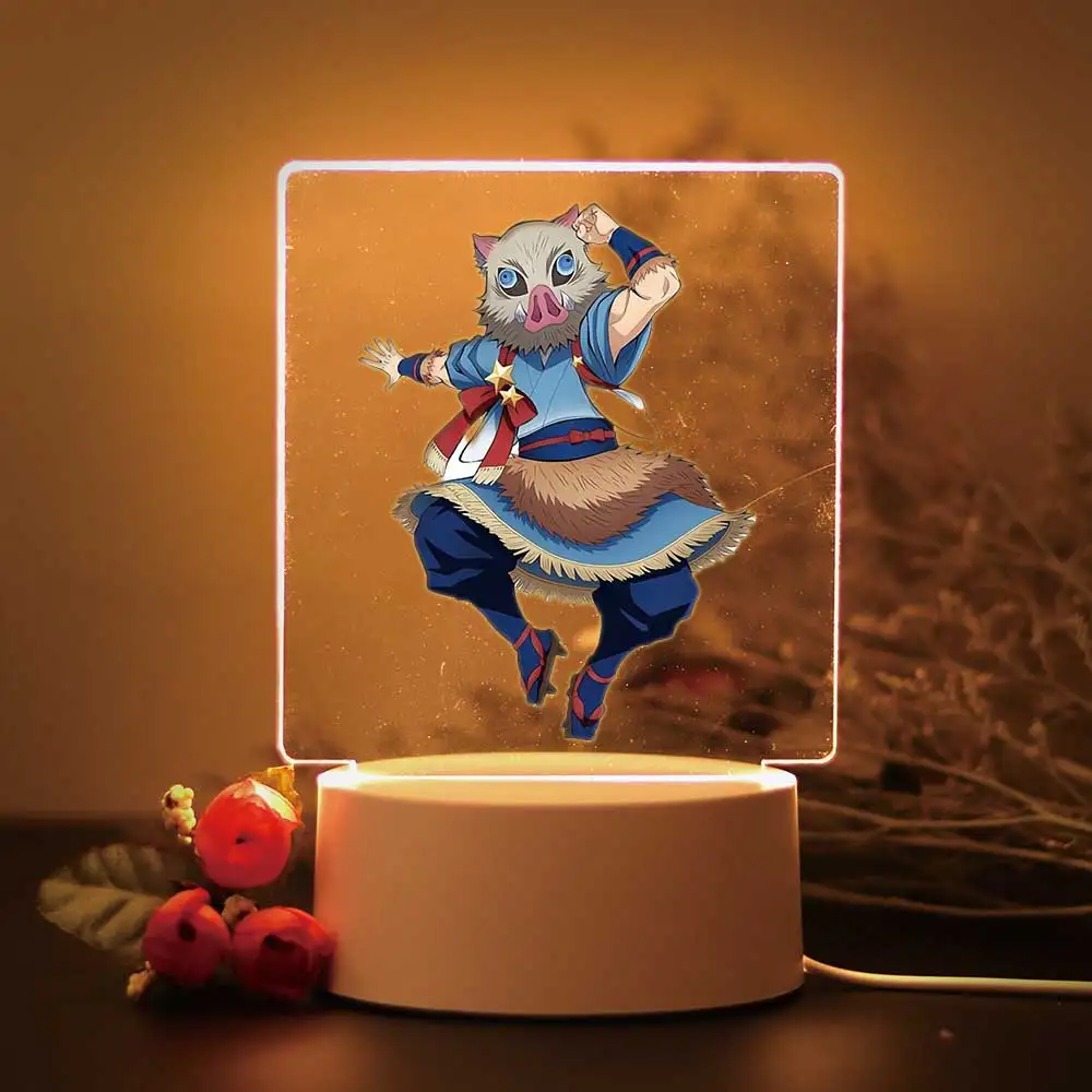 kamado tanjiro the Demon Slayer character 3d Illusion Night Lamp for Children\'s Room Decor the Boys Girls Birthday Gift