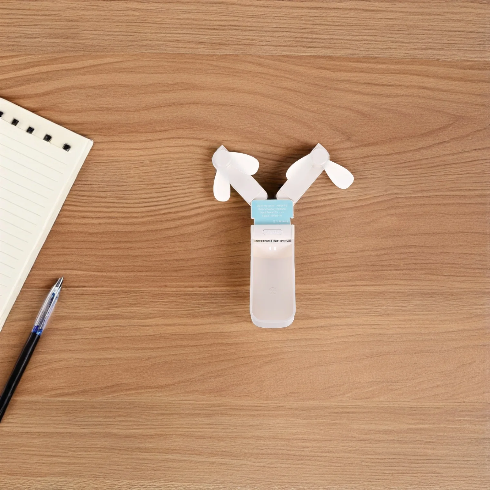 

Mini Fan Portable Foldable Rechargeable Usb Multifunction White Small Cooling Travel