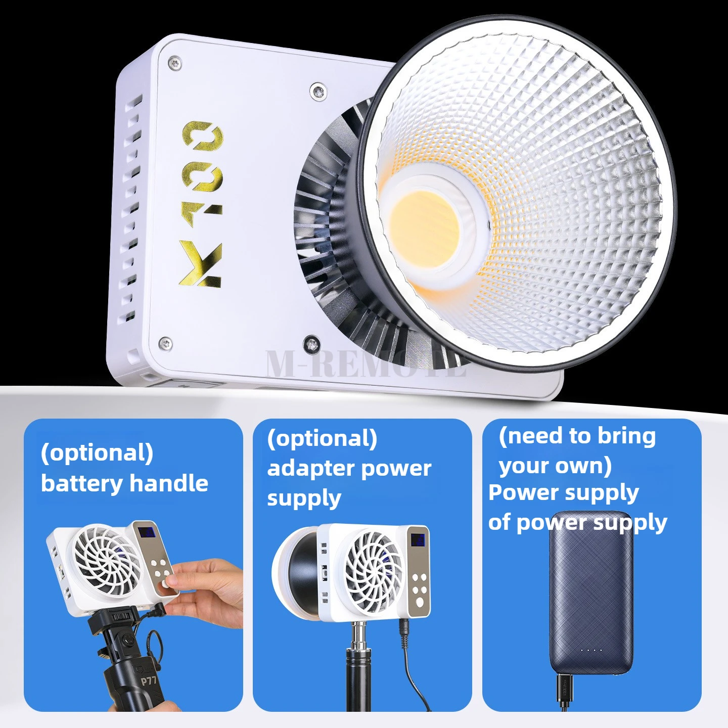 100 واط COB الفيديو الضوئي المحمولة جيب التصوير الفوتوغرافي الإضاءة مدونة فيديو ملء ضوء الهاتف الذكي DSLR SLR مصباح