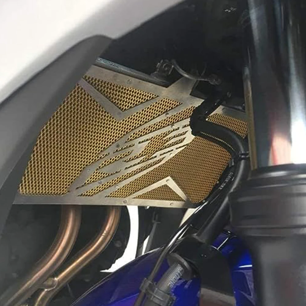 

YZF R3 2024 Motorcycle Radiator Guard Grill Protector Cover For Yamaha YZFR3 YZF-R3 2015 2016 2017 2018 2019 2020 2021 2022 2023
