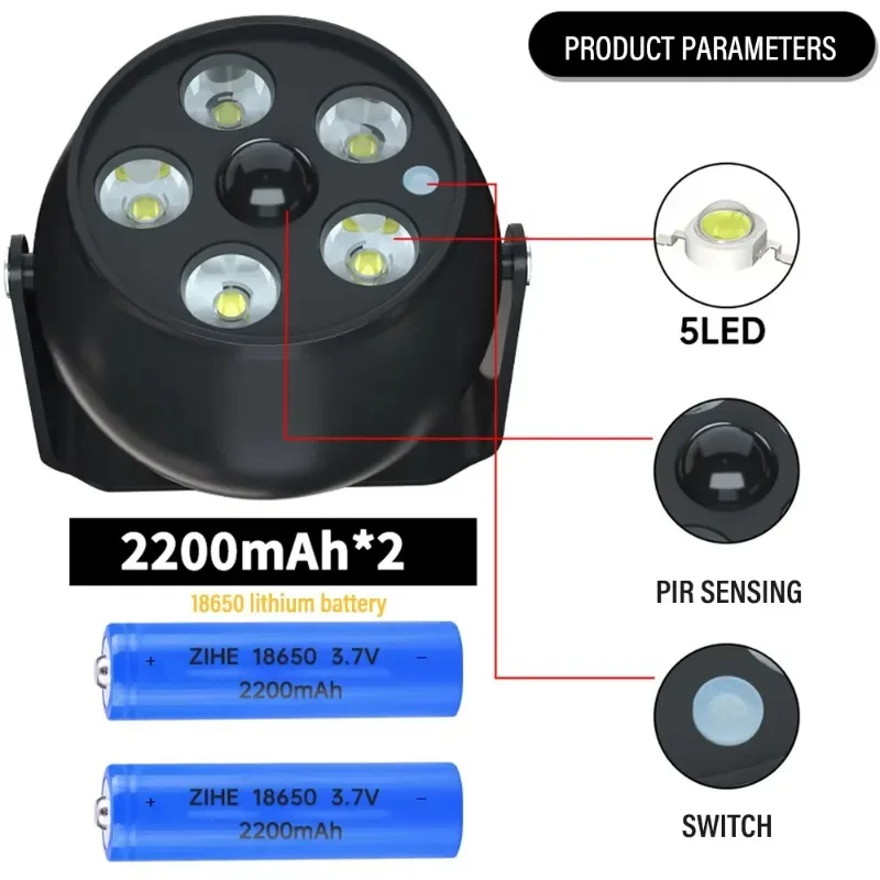 2 cabeças solares ao ar livre luzes sensor de movimento à prova dwaterproof água paisagem jardim luz inundação imitação monitor quintal parede led soptlight