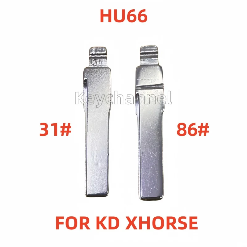 

Keychannel 10PCS HU66 Car Key Blade 31# 86# KD Key Blank for Golf MK7 Polo Jetta Tiguan Skoda for KEYDIY Xhorse VVDI Remote