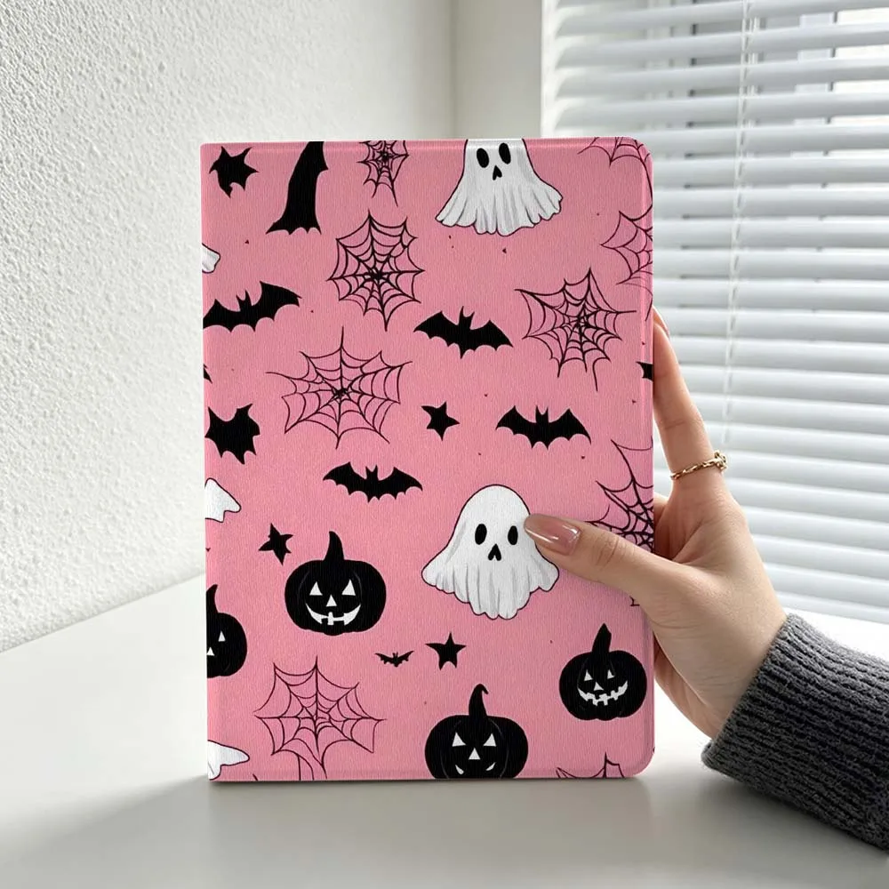 Cartoon Pink Pumpkin Ghost For Lenovo Xiaoxin Lenovo Tab Pad Pro Plus K11 P12 M10 Legion Y900 Soft Inch Tablet Case Cover