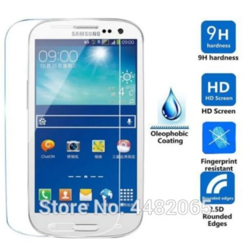 2 шт. для samsung galaxy s3 neo закаленное стекло 9 часов защитная пленка защитная пленка для экрана прозрачная на защитной пленке для gt-i9301i серебристый тремпе