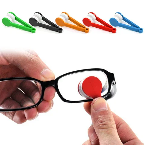 

High Quality Eco-Friendly Sun Glasses Eyeglass Cleaning Tools Accessories Random Super Glasses Cleaner Brush Lazy Supplies