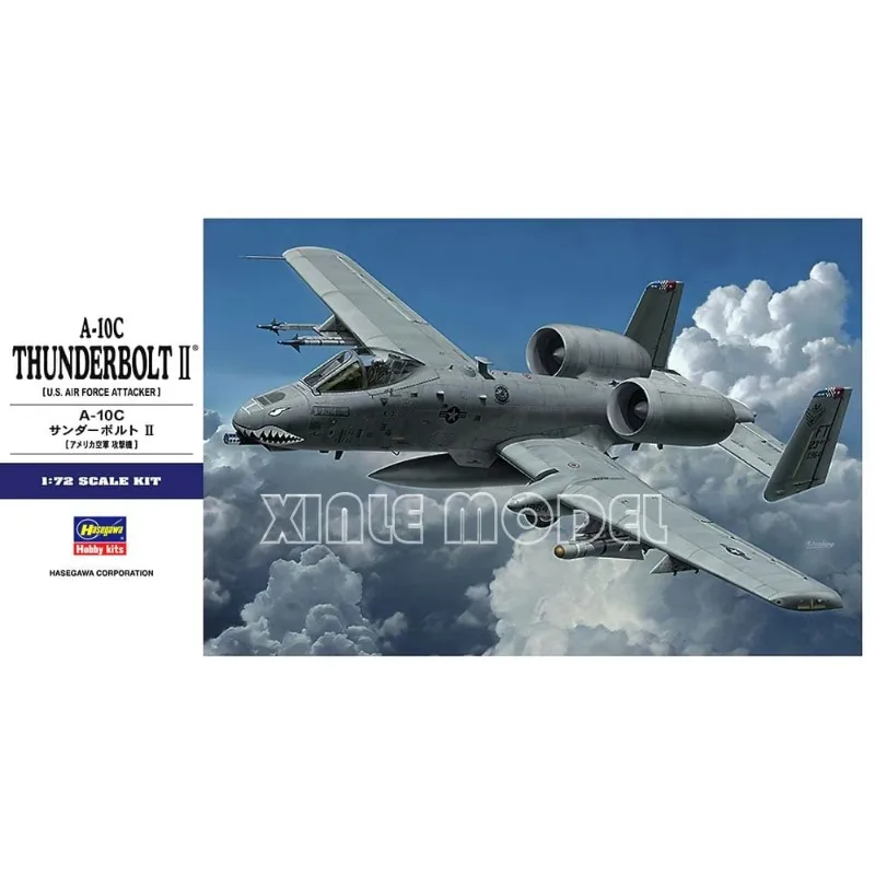 

Hasegawa 01573 A-10C Thunderbolt II [Атака ВВС США] Набор масштабной модели 1/72 Игрушка «сделай сам»