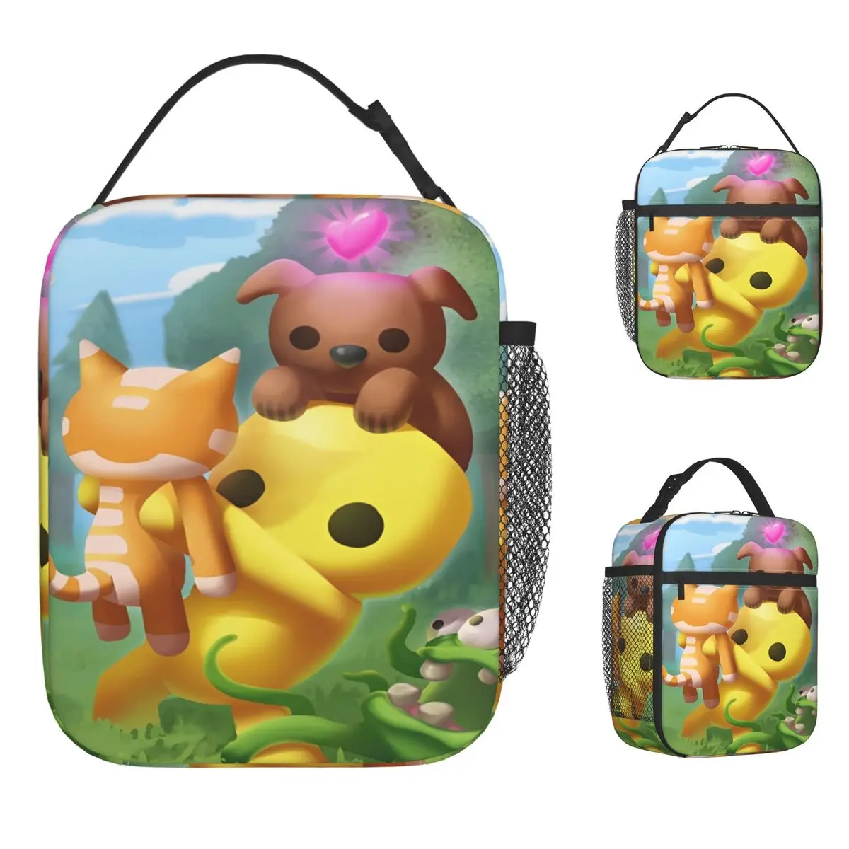 

Wobblys Lifes Lunch Bag Kawaii Lunch Box Travel Portable Insulated Thermal Tote Handbags For Child Oxford Custom Cooler Bag