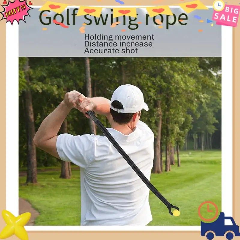 

Premium Golf Swing Rope Training Aid Fitness Equipment Trainer With Eva Ball For Practice Posture Corrector Exercise