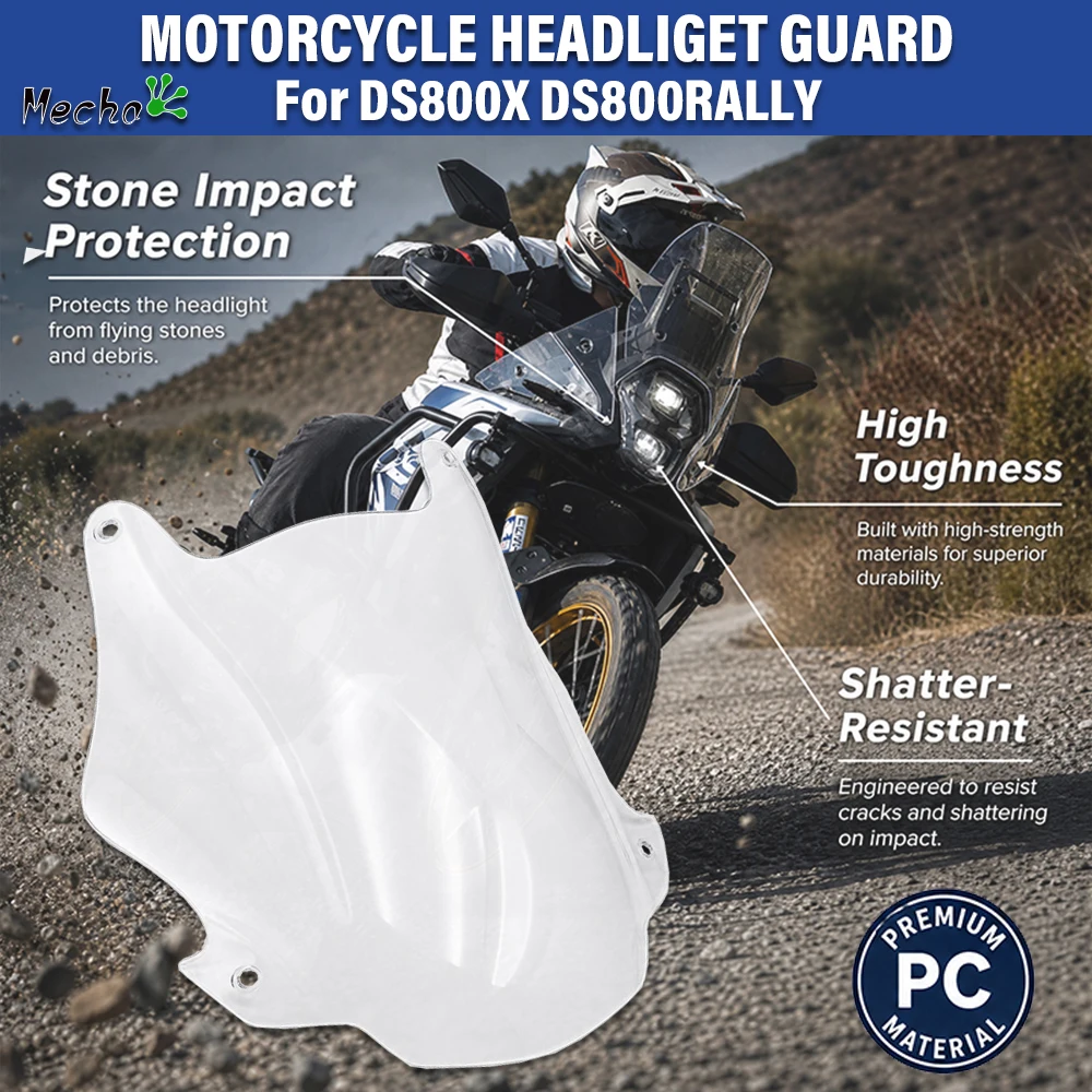 Image of Neu für VOGE DS800X DSX 800 DS800RALLY DS800 Rally Motorrad-Zubehör Scheinwerferschutz Licht-Dekorations-Schutzabdeckung