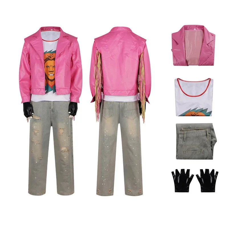 زي لعب الأدوار من فيلم My Hole World The Garbage Man Garrett Garrison ملابس حفلات الهالوين للرجال