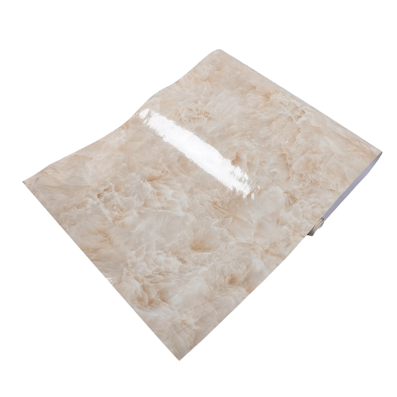 Kitchen Oil Proof Wallpaper Peel and Stick Marble Design 118x15.8 Waterproof Heat-Resistant Self-Adhesive Backsplash Protector
