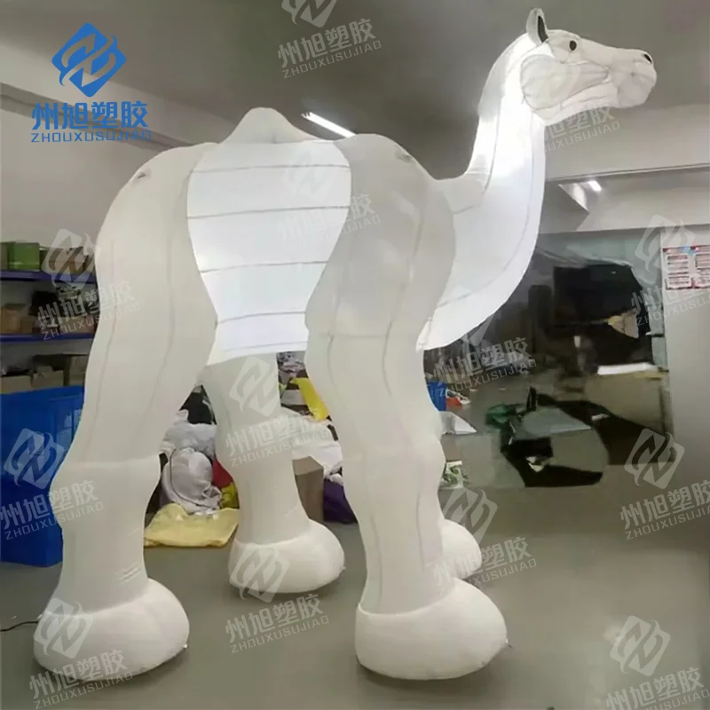 

Desert inflatable camel white huge inflatables animal for zoo exhibition store decoration