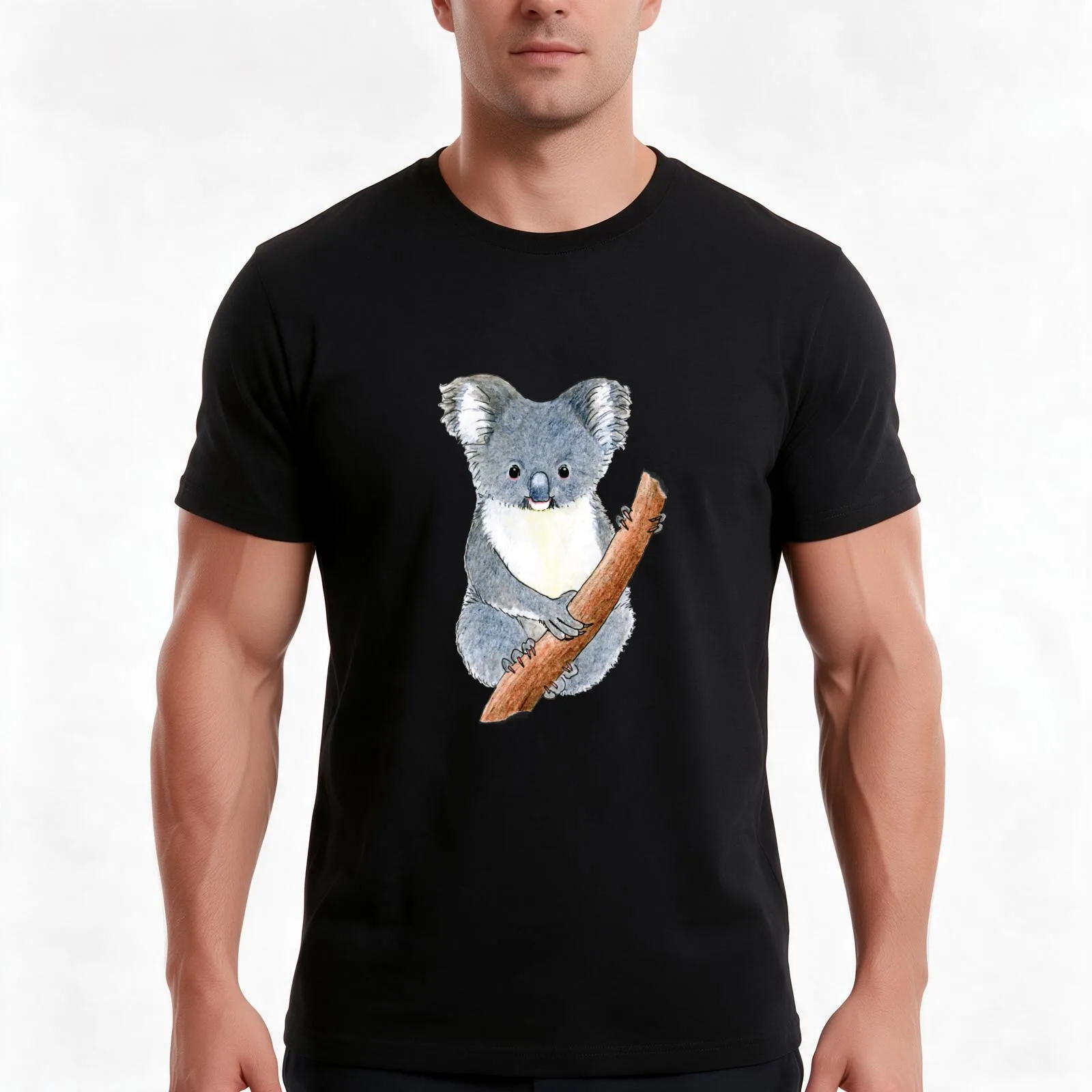Gorgeous koala - Raising funds for the RSPCA Queensland T-Shirt Summer Casual Cotton Tee Oversized Streetwear Tops
