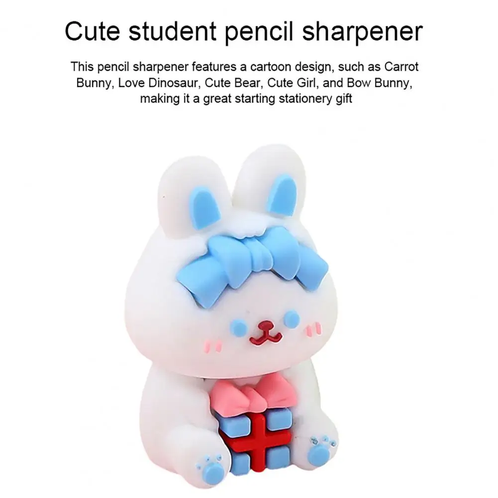 Kids' Pencil Sharpener Cute Pencil Sharpener Mini Kawaii Cartoon Pencil Sharpener Portable Pen Cutter for Kids Cute Stationery