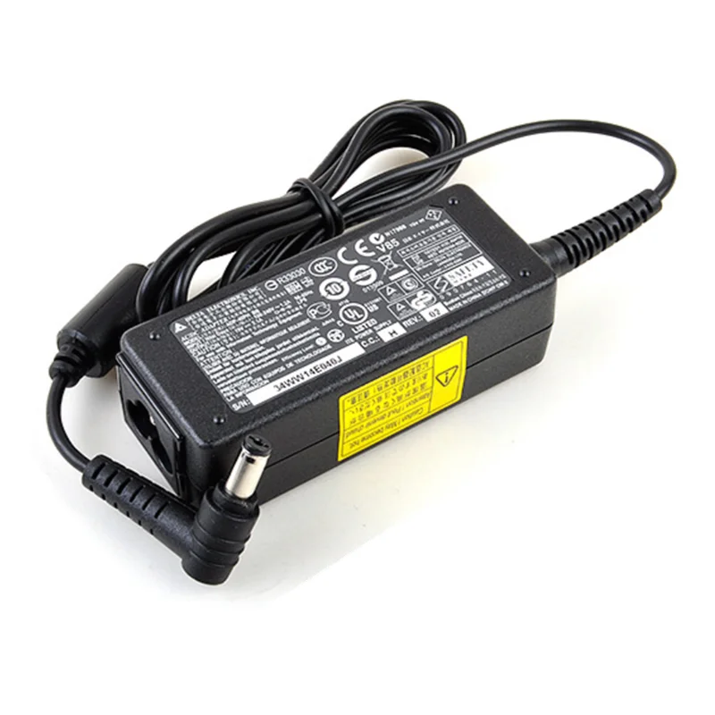 Genuine 40W 19V 2.1A ADP-40PH BB AB PA-1400-26 A13-040N3A AC Adapter Laptop Charger For Acer ASPIRE ONE D255 532H Power Supply