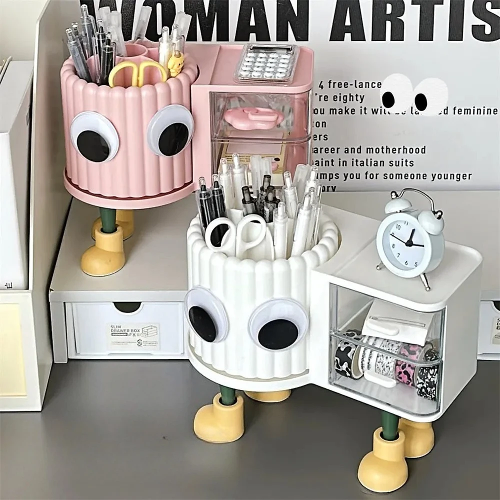 Cute Capacity Cosmetic Storage Box Makeup Drawer Organizer Desktop Sundries Storage Box Jewelry Nail Polish Makeup Container