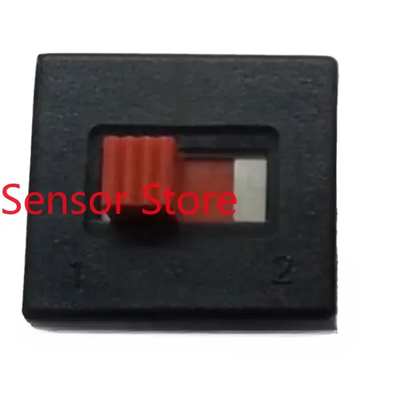 10PCS Toggle Switch 6 Feet, 2 Gears, 2.54mm Vertical Double-row Sliding ON-ON.