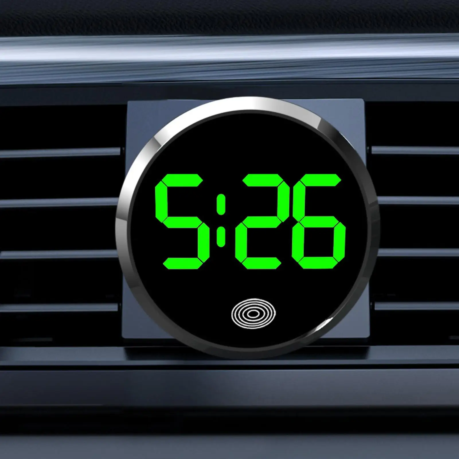 Car Mounted Electronic Clock With Touchscreen LED Display Light Watch Auto Dashboard Time Mechanics Clocks Car Interior Accessor