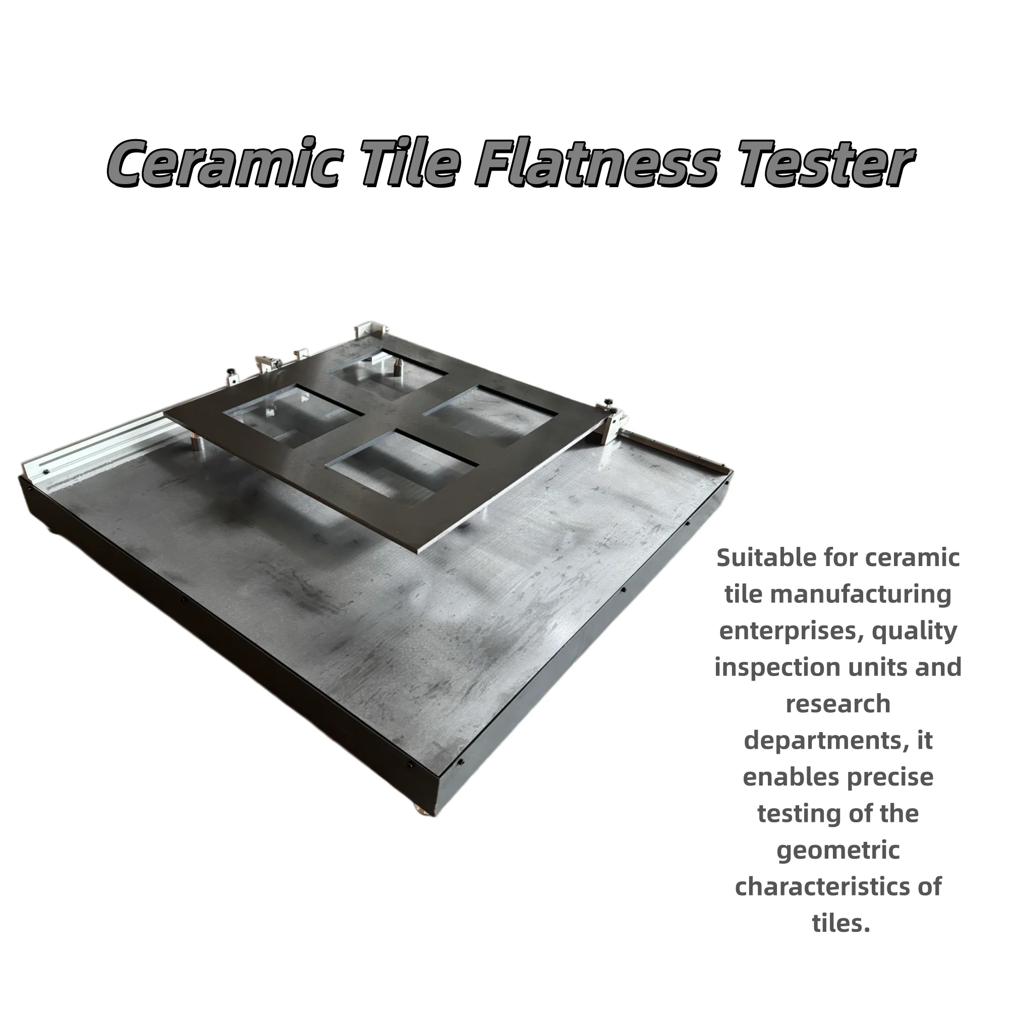 100 Ceramic Tile Flatness Comprehensive Tester Ceramic Tile Straightness/warpage TesterCeramic Tile Testing Equipment