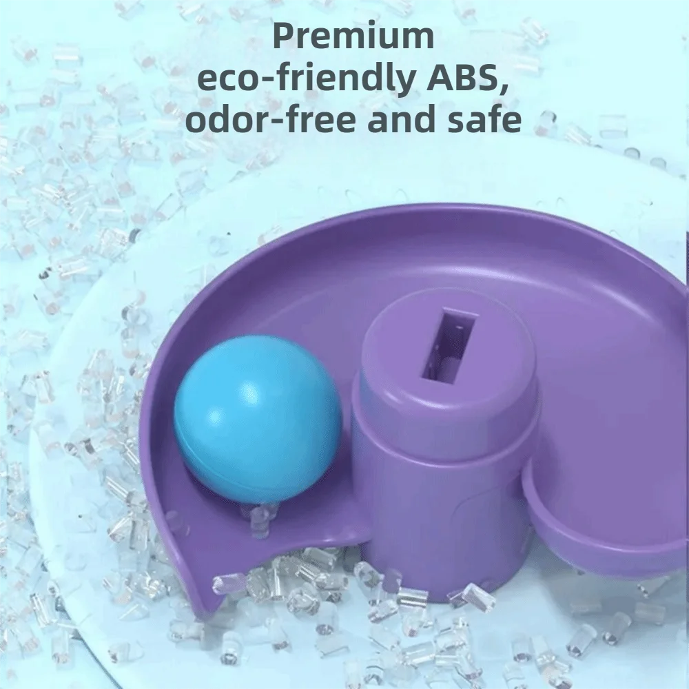 Bola deslizante educacional montessori, pista de empilhamento, jogos educativos para crianças, torre de bola, aprendizagem de bebês