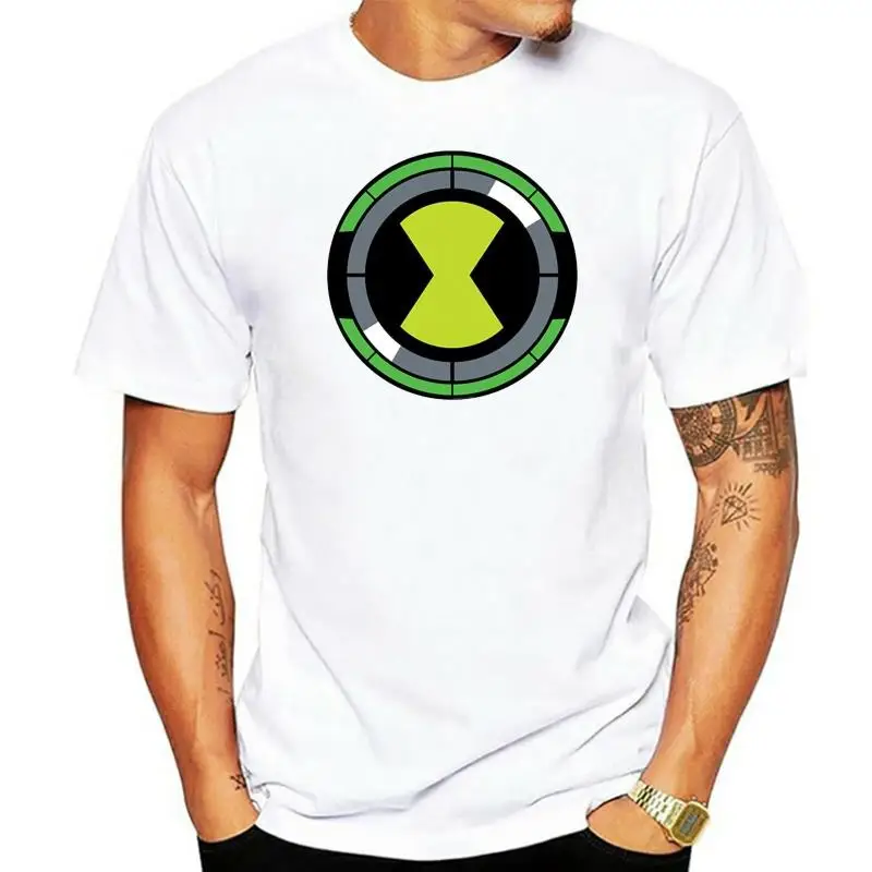 Men T Shirt Ben10 Omnitrix symbol t shirt white tshirts Women T-Shirt