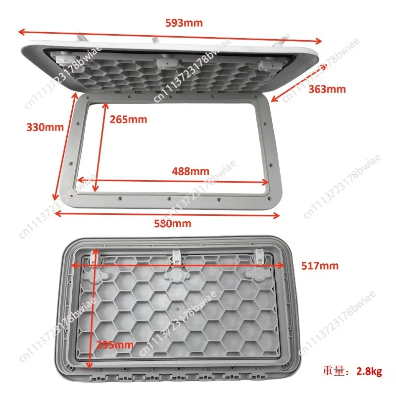 Yacht tool box cover, ship deck cover, marine accessories hatch cover