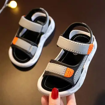 Home Children's Sandals Summer New Style Imitation Leather C...