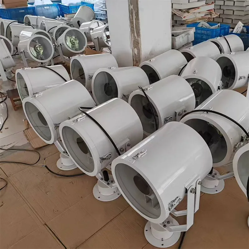 Marine Searchlight TG27 220V 1000W Stainless Steel Anti-corrosion Long-distance Strong Light Sea Scanning Lamp IP Rated
