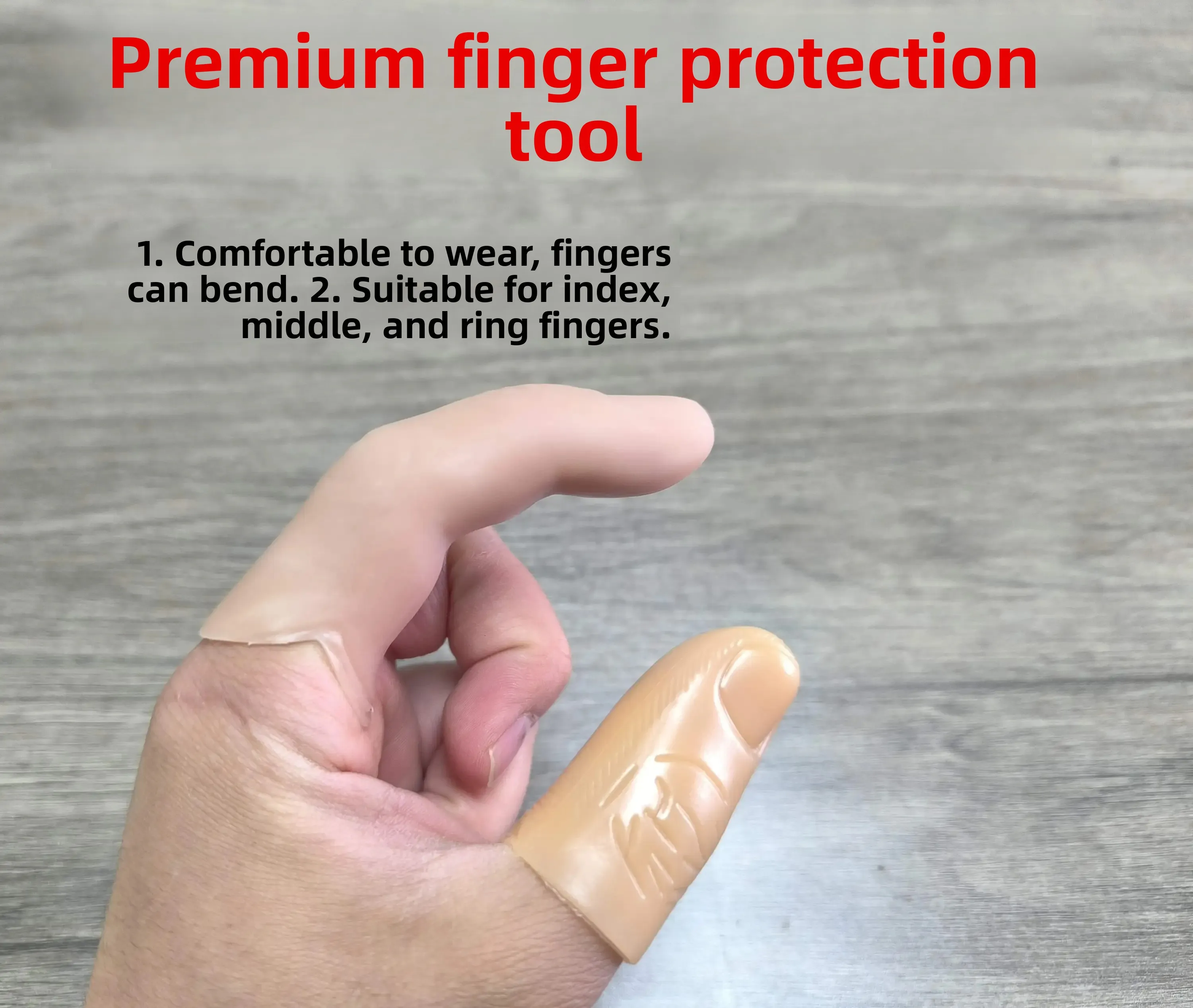 New Handmade Thickened Anti-slip Finger Thumb And Index Finger Covers Simulation Protection for Hand Labor