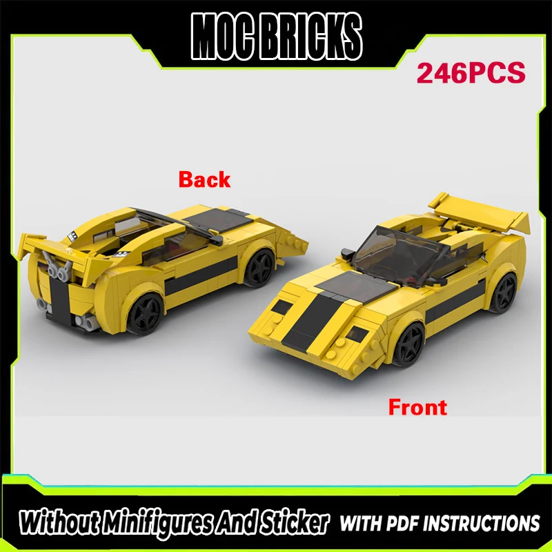 

Конструктор MOC: Модель гоночного автомобиля высшего класса. Модульная технология. Подарки. Набор для сборки. Детские игрушки.